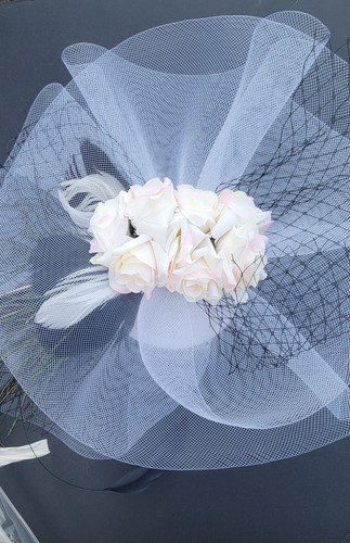 Bridal birdcage veil wedding - veil,