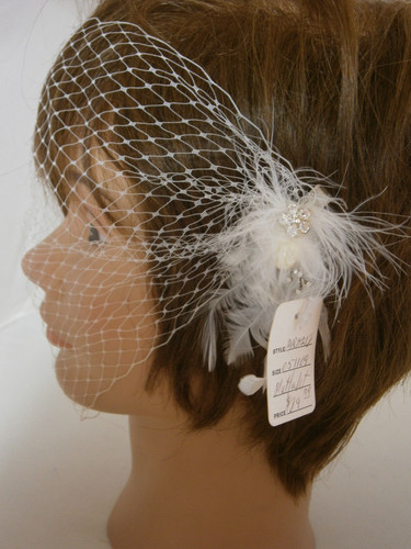 Birdcage french net face veil - birdcage,