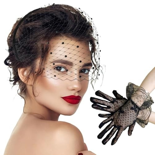 Birdcage veil black - birdcage,