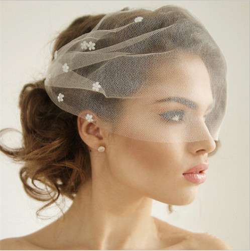 Bridal wedding veil blusher - wedding,