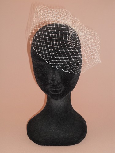 Birdcage veil plain comb - veil, on