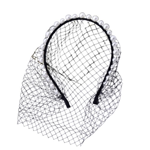 French birdcage veil hairband - veil,